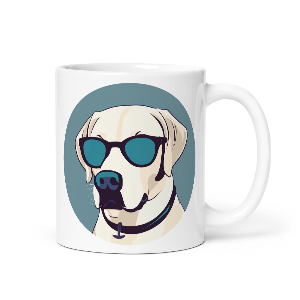 PugMug Custom White Labrador Retriever Mug