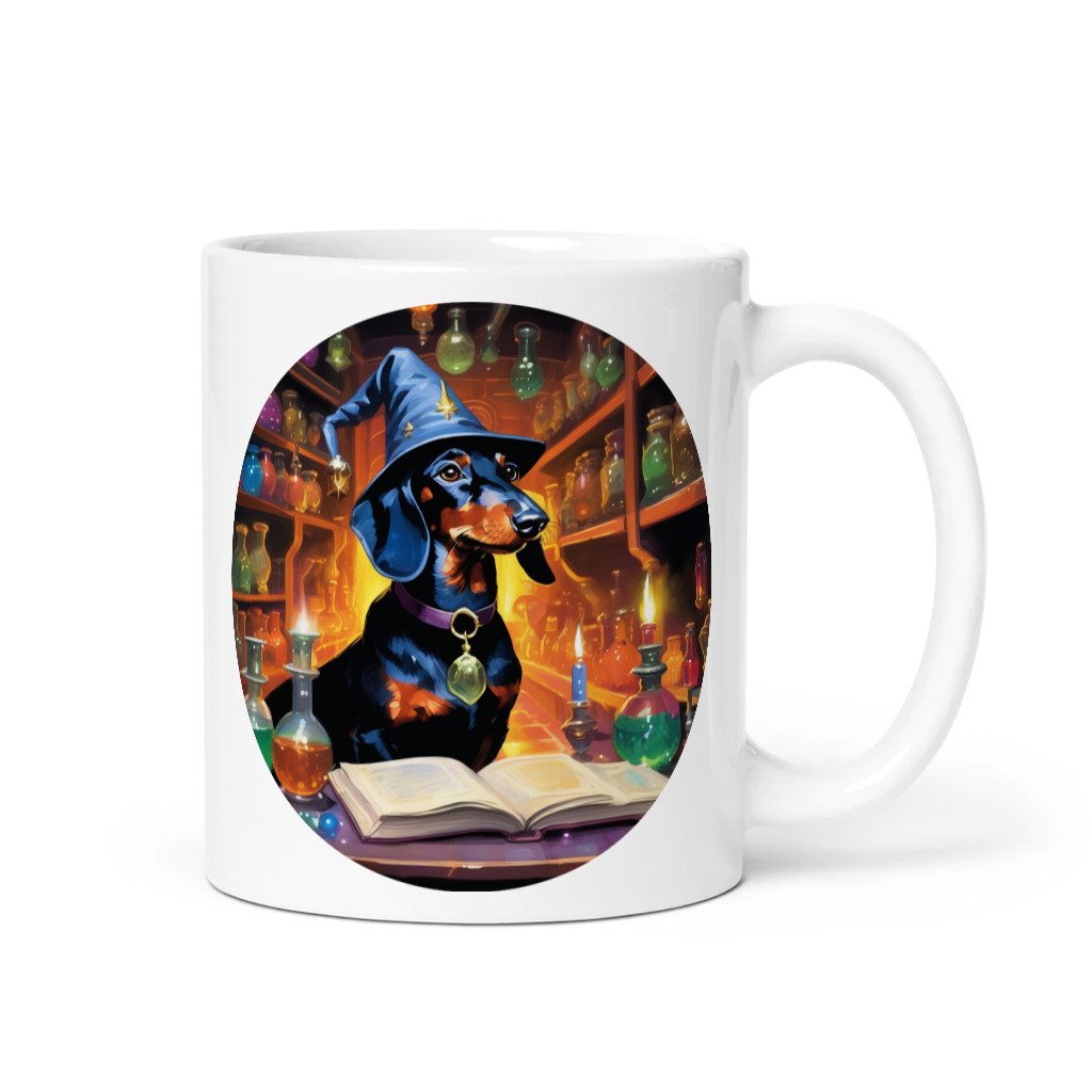 PugMug Custom Black Dachshund Mug