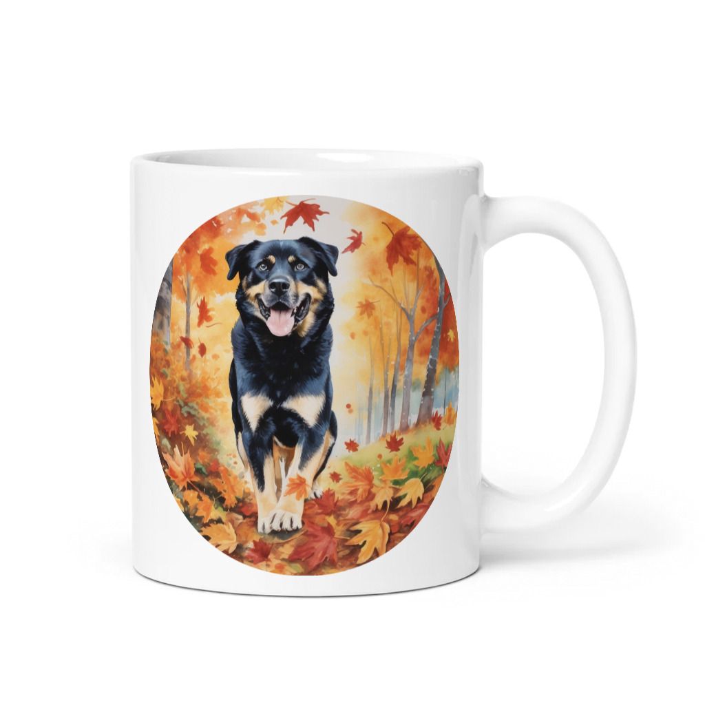PugMug Custom Blue Mug