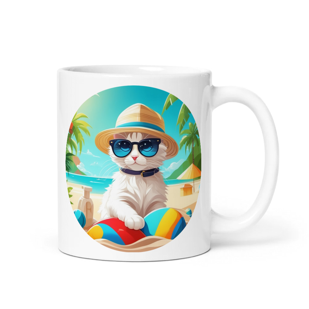 PugMug Custom White Companion Cat Mug