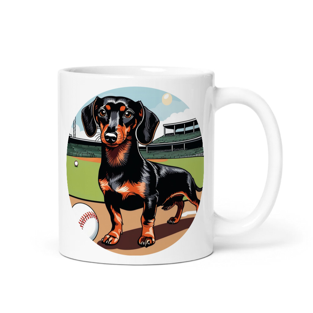 PugMug Custom Black Dachshund Mug