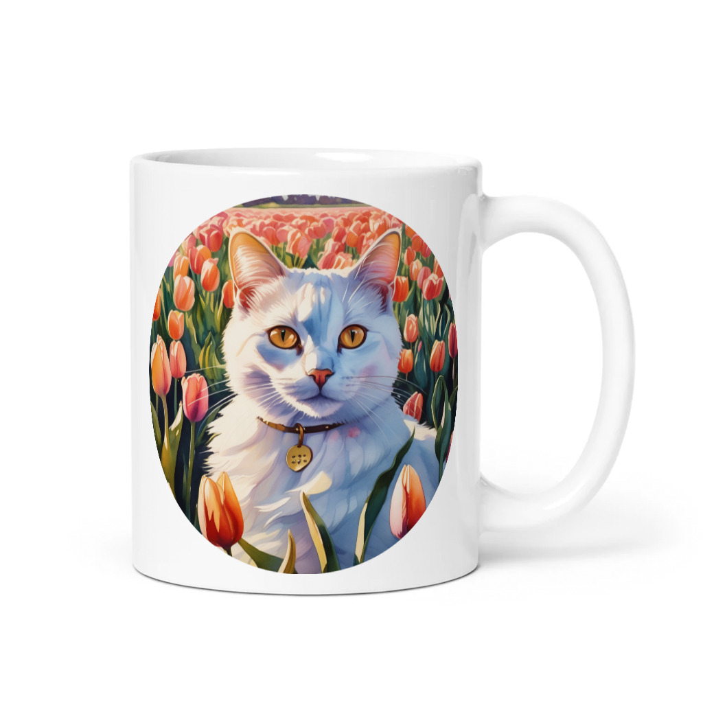 PugMug Custom White Companion Cat Mug