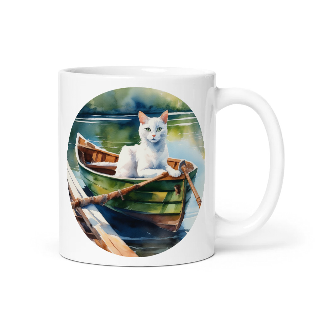 PugMug Custom White Companion Cat Mug