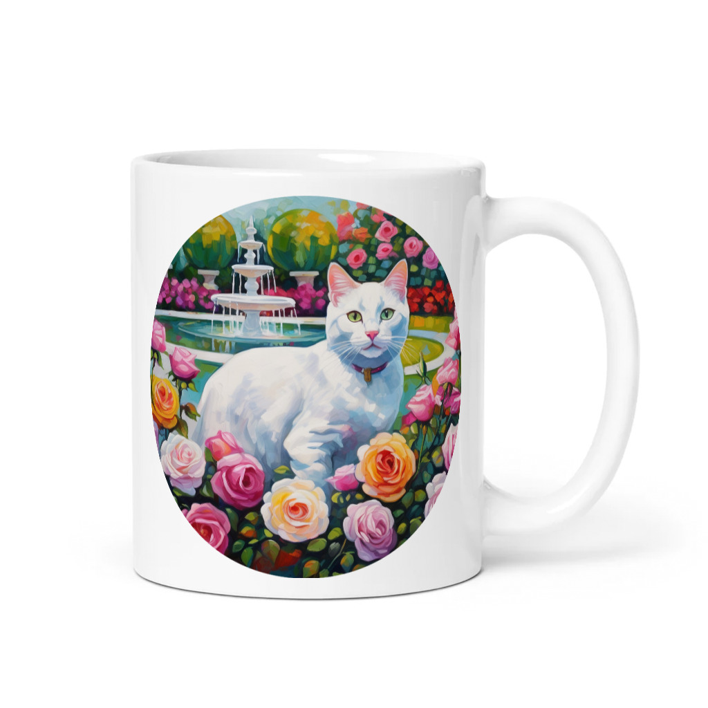 PugMug Custom White Companion Cat Mug