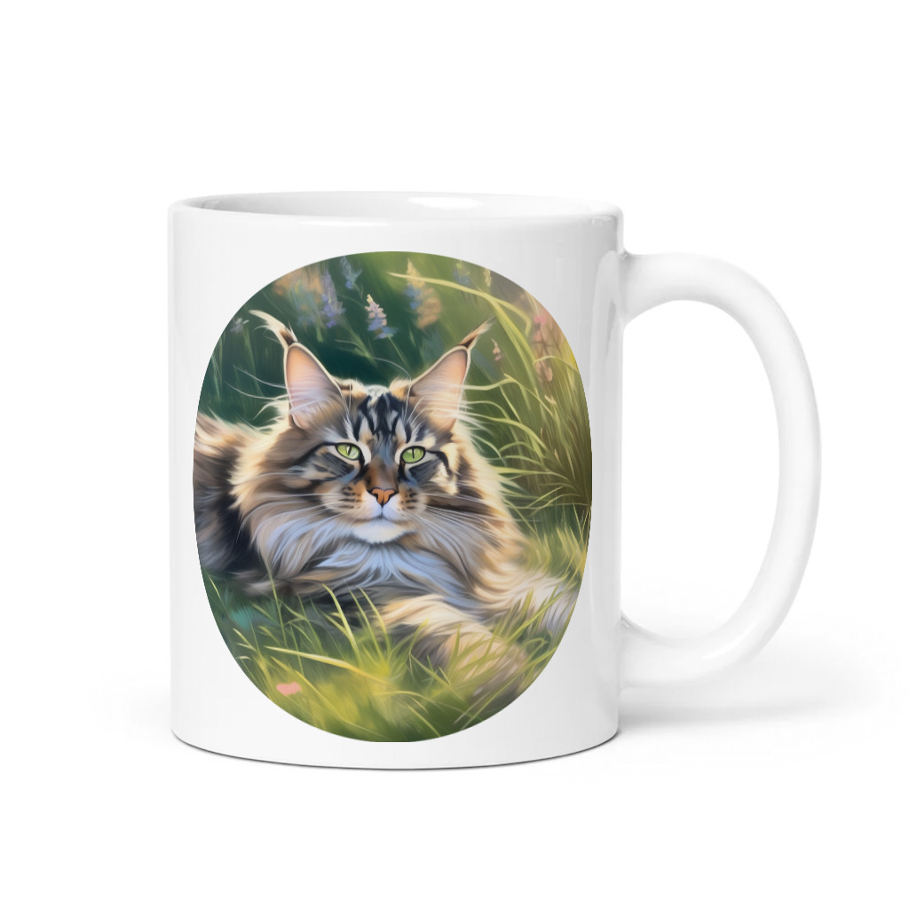 PugMug Custom Tabby Maine Coon Cat Mug