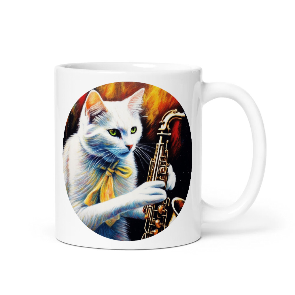 PugMug Custom White Companion Cat Mug