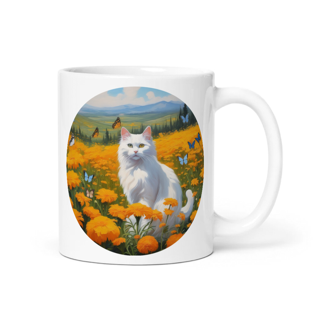 PugMug Custom White Companion Cat Mug