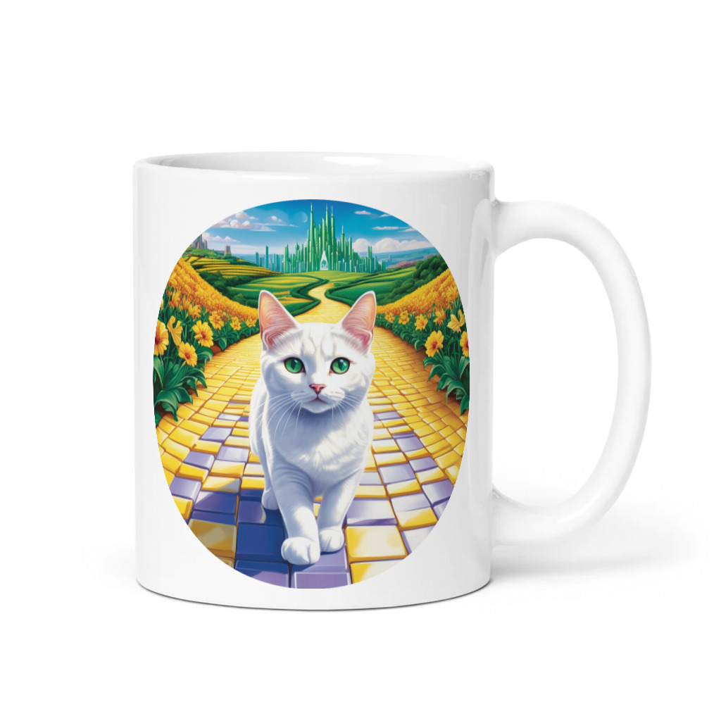 PugMug Custom White Companion Cat Mug
