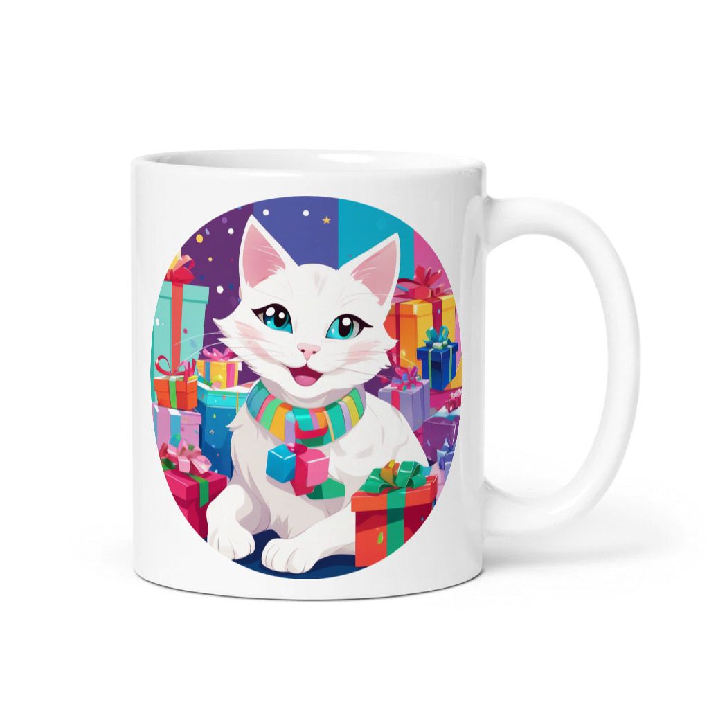 PugMug Custom White Companion Cat Mug