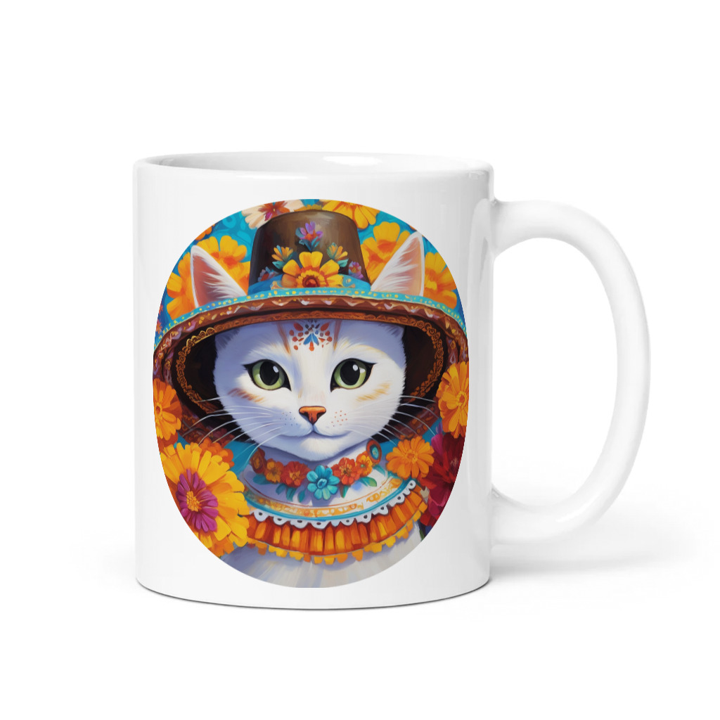 PugMug Custom White Companion Cat Mug