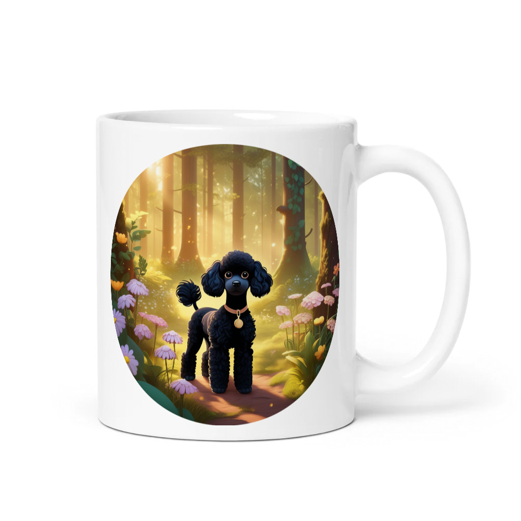 PugMug Custom Black Poodle Mug