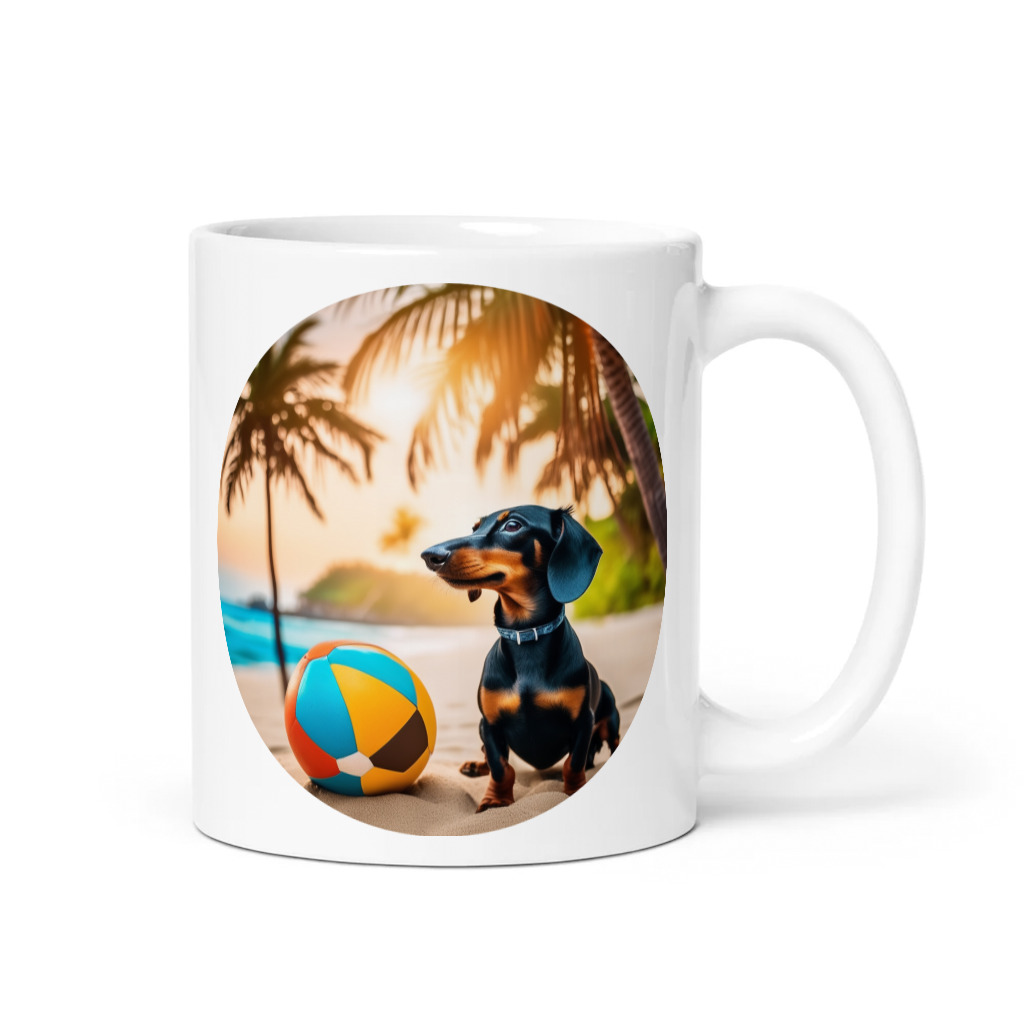 PugMug Custom Black Dachshund Mug