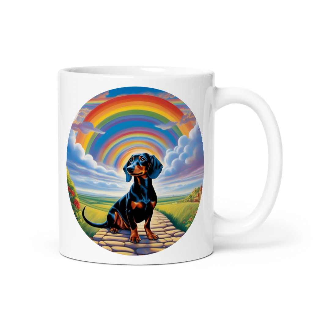 PugMug Custom Black Dachshund Mug