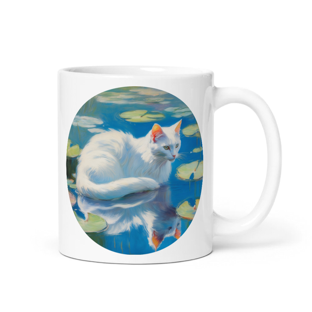 PugMug Custom White Companion Cat Mug