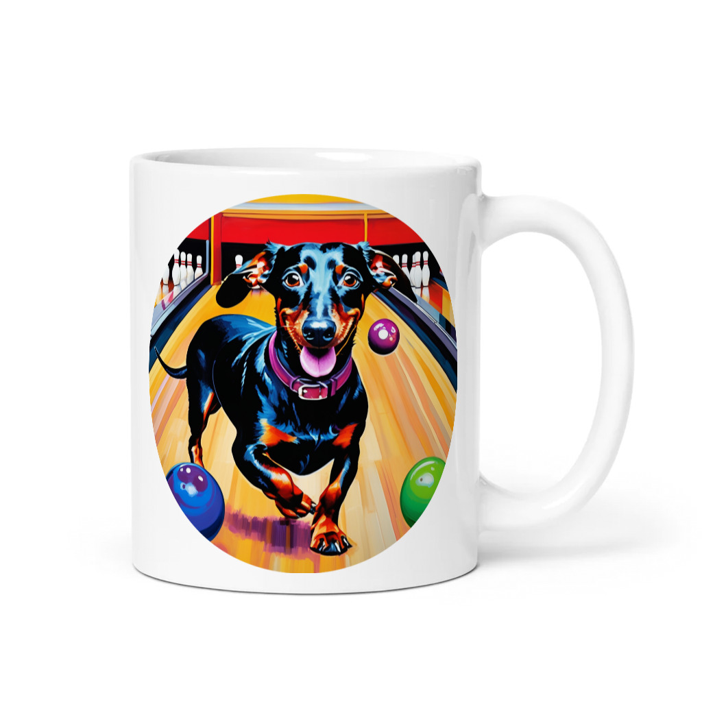 PugMug Custom Black Dachshund Mug