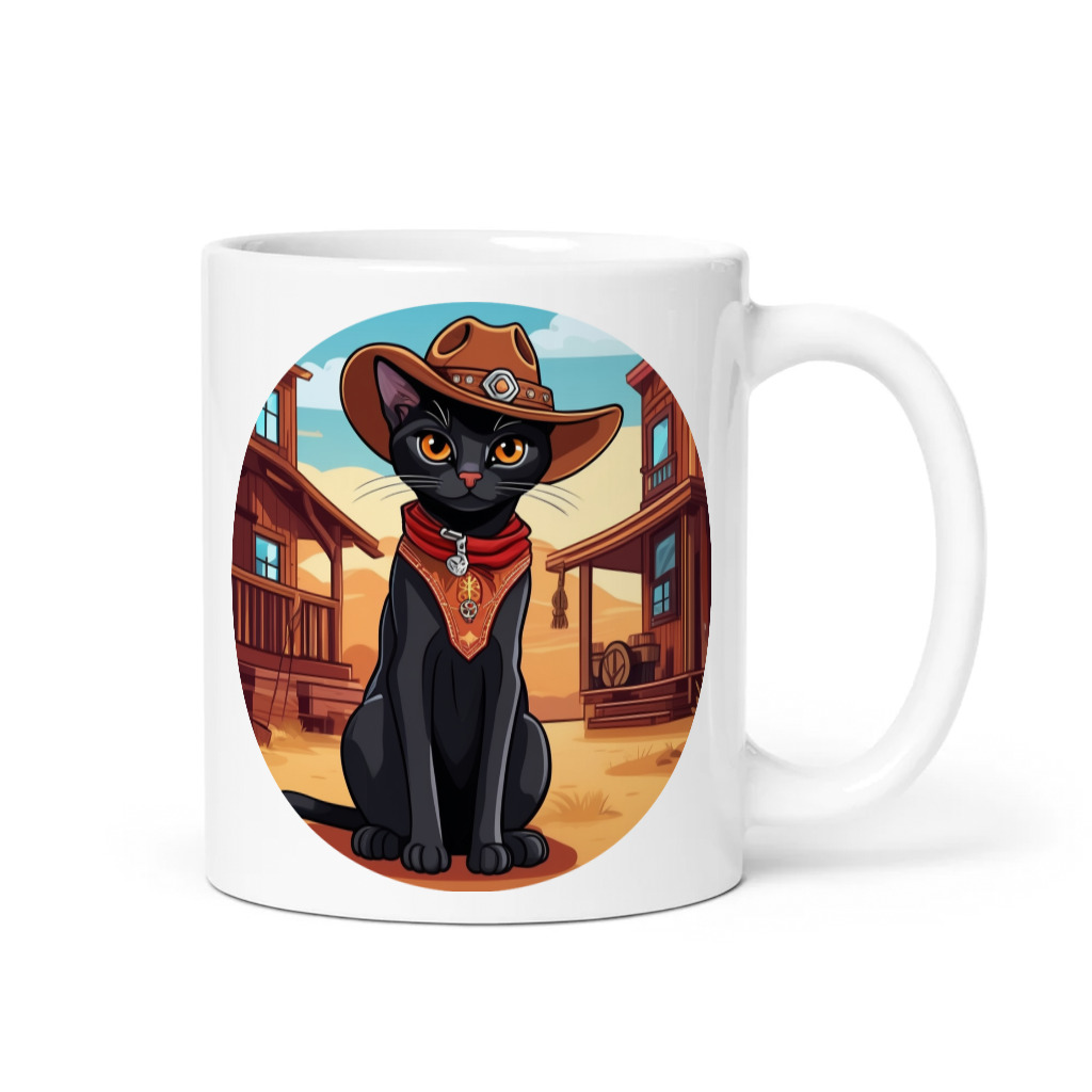PugMug Custom Black Abyssinian Cat Mug