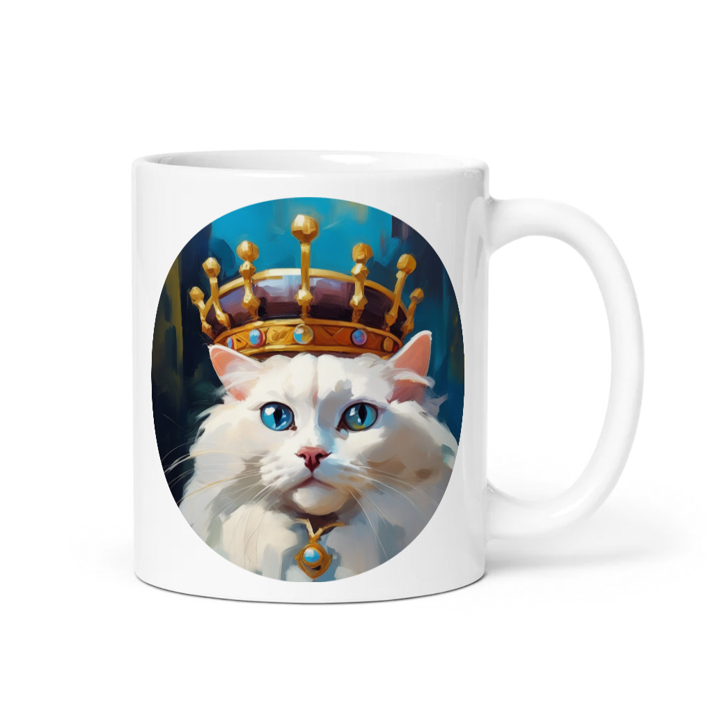 PugMug Custom White Ragdoll Cat Mug