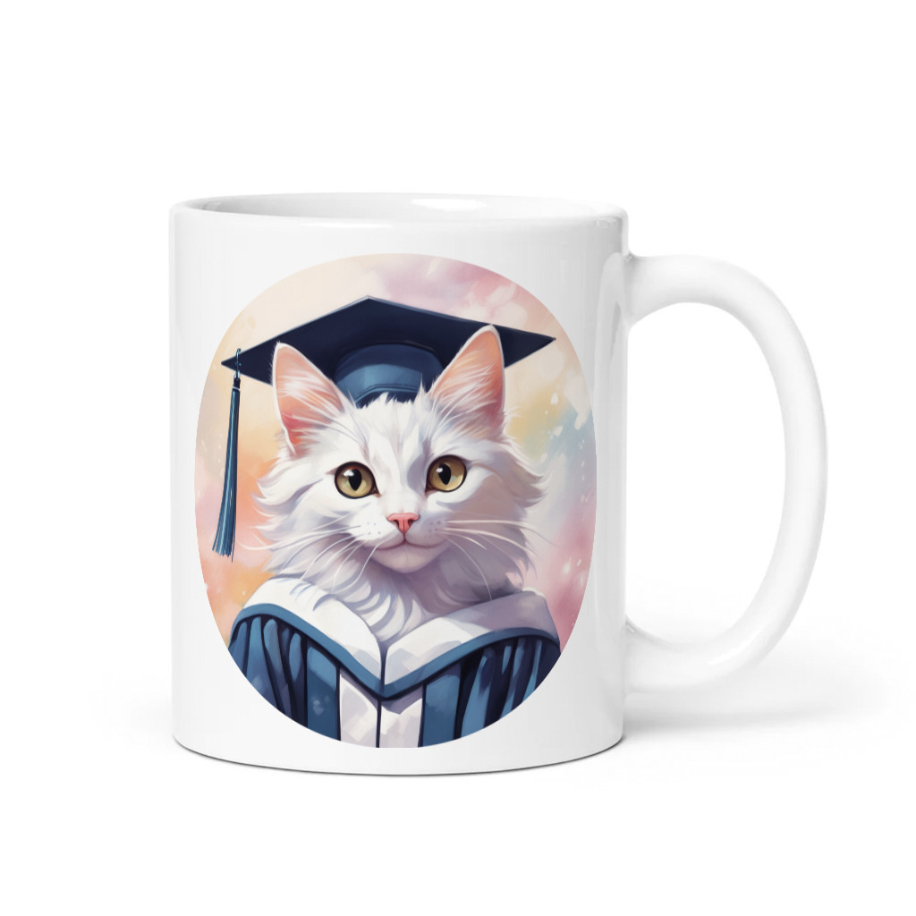 PugMug Custom White Companion Cat Mug