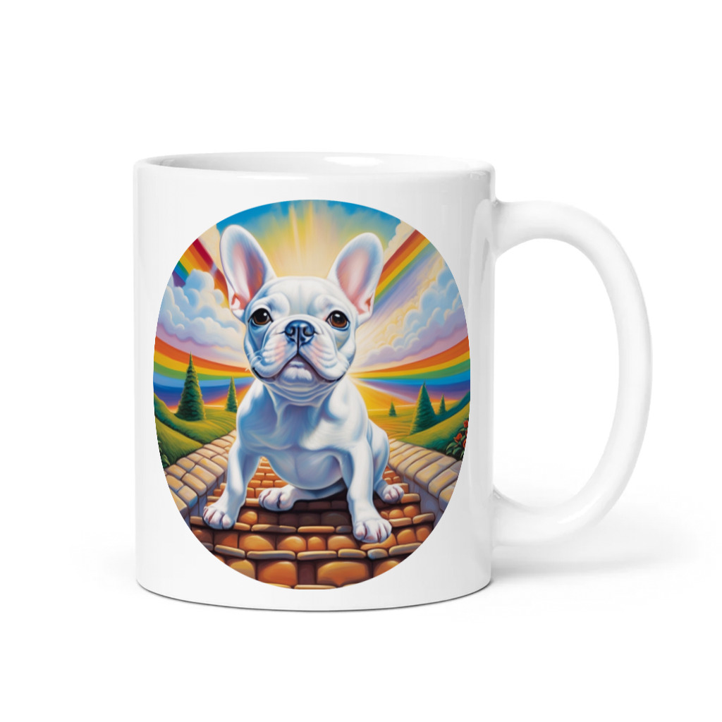 PugMug Custom White French Bulldog Mug