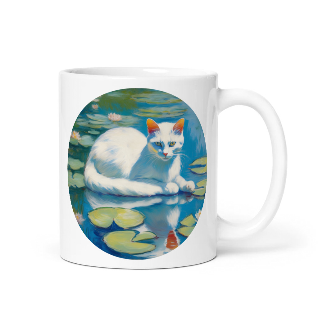 PugMug Custom White Companion Cat Mug