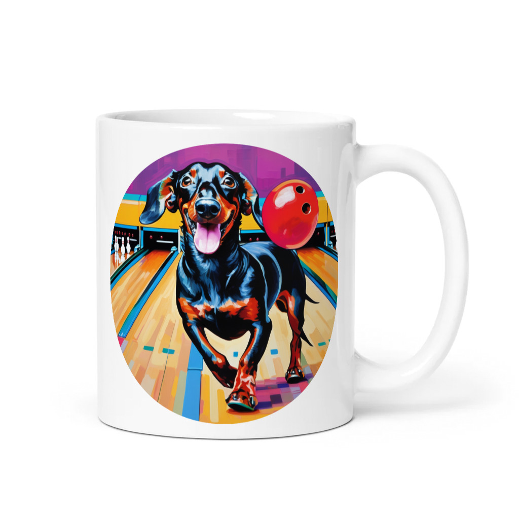 PugMug Custom Black Dachshund Mug