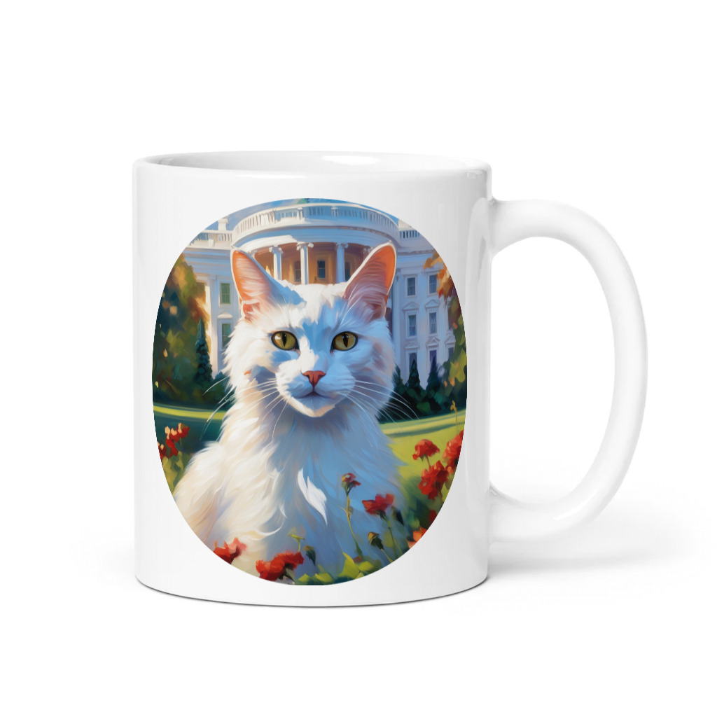 PugMug Custom White Companion Cat Mug