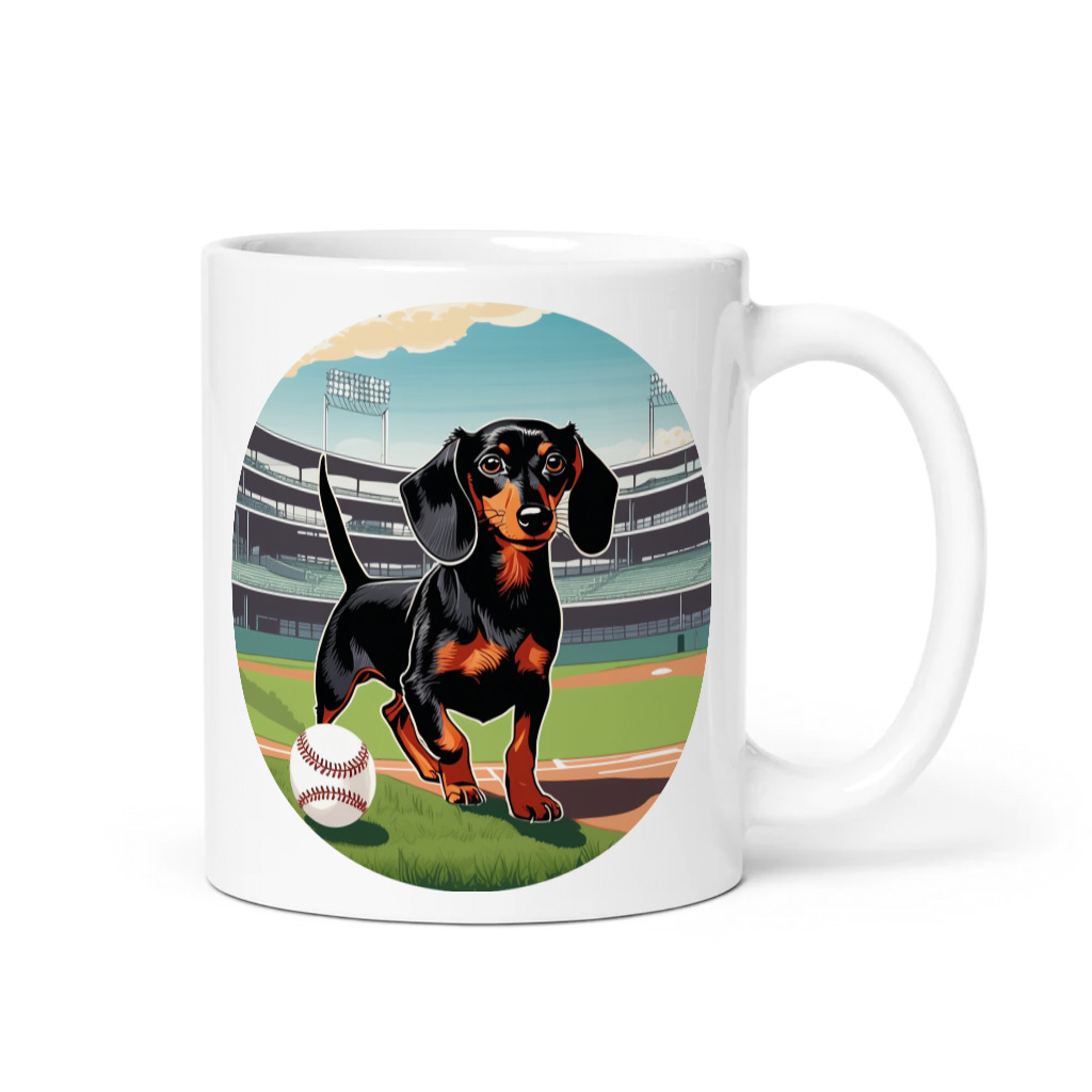 PugMug Custom Black Dachshund Mug