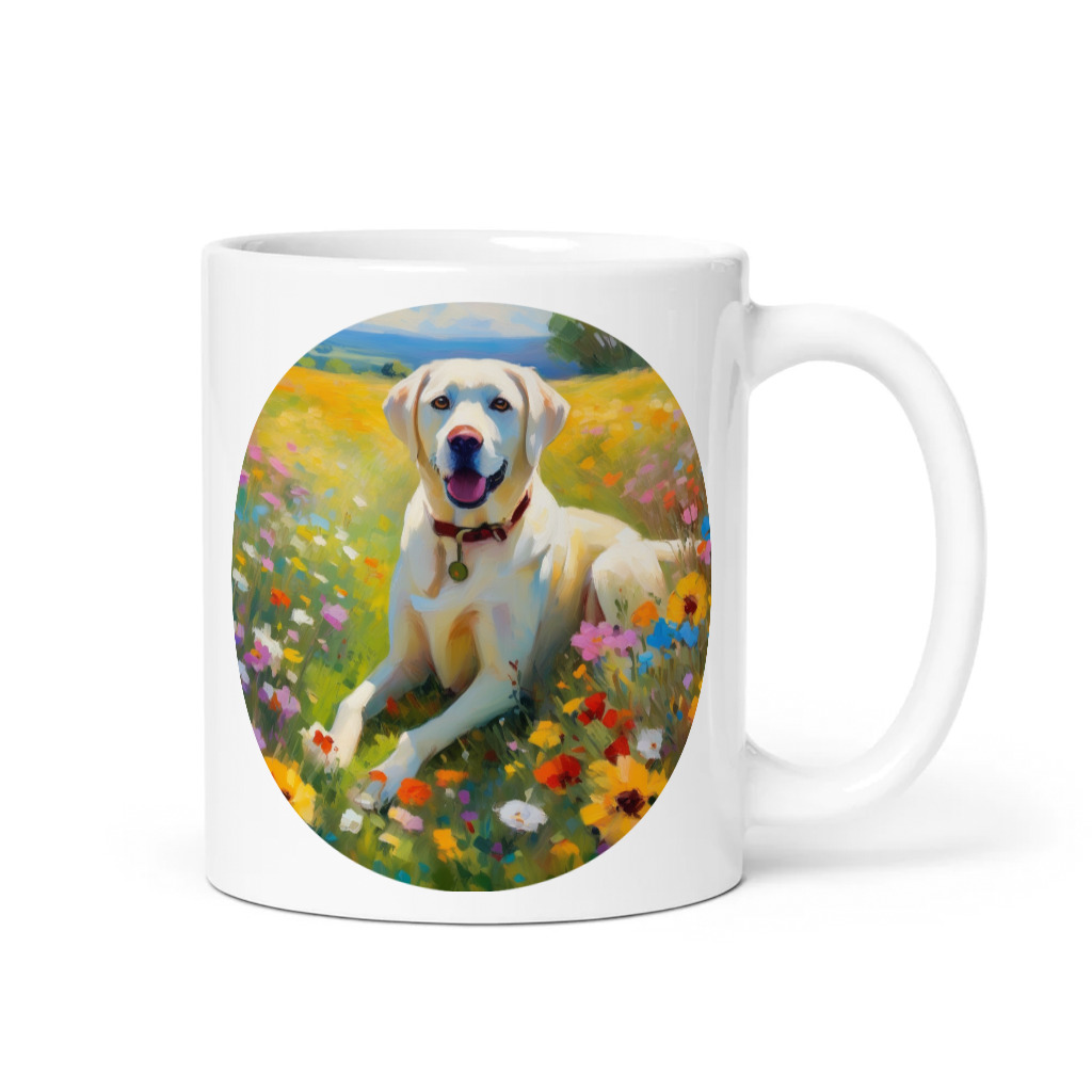 PugMug Custom White Labrador Retriever Mug