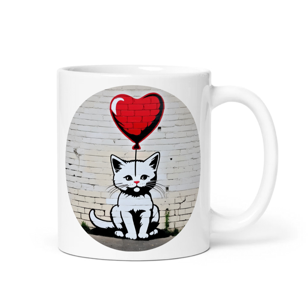 PugMug Custom White Companion Cat Mug