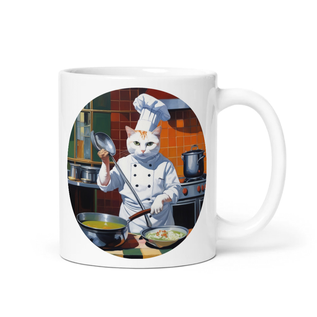 PugMug Custom White Companion Cat Mug