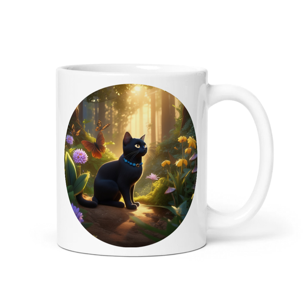 PugMug Custom Black Exotic Cat Mug