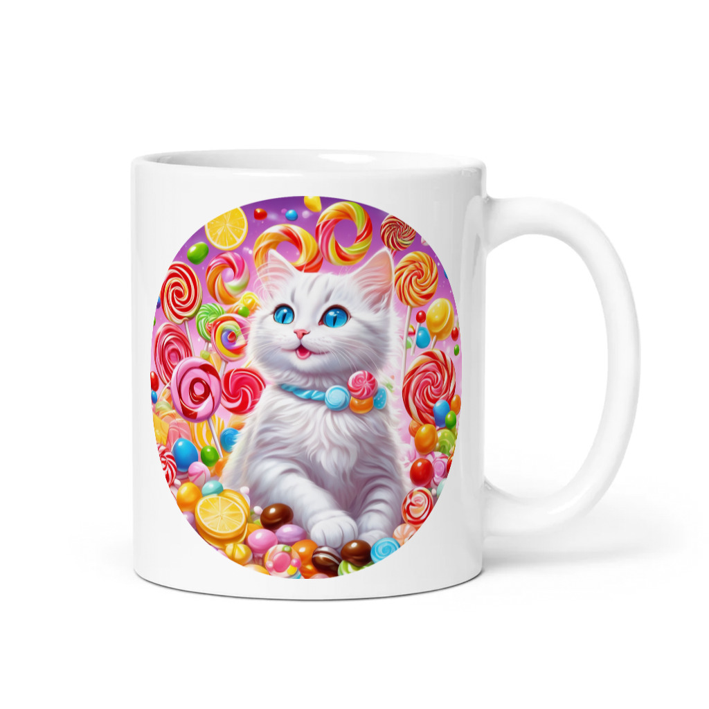 PugMug Custom White Companion Cat Mug