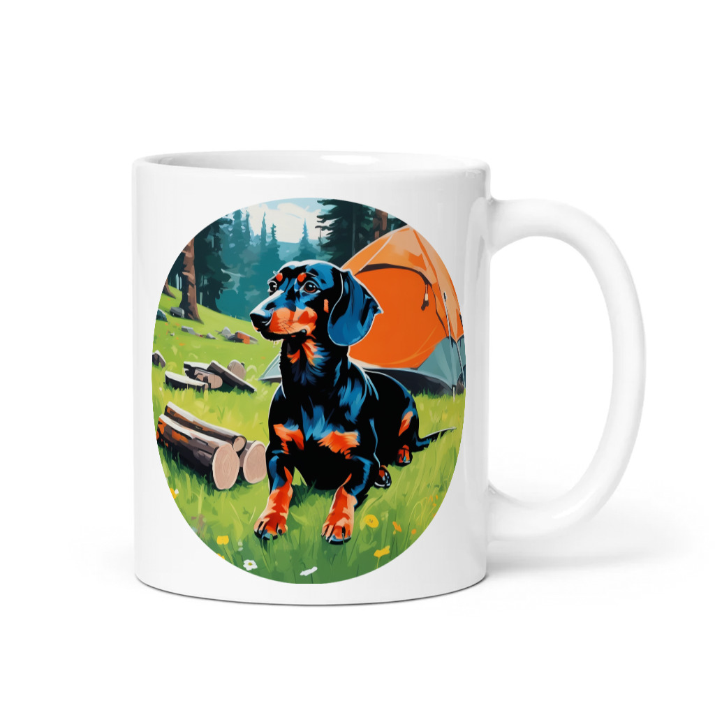PugMug Custom Black Dachshund Mug