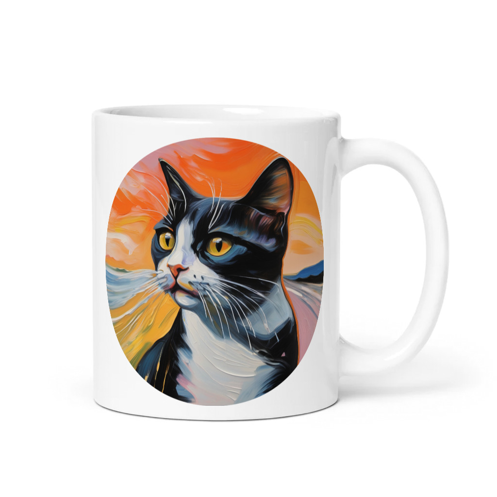 PugMug Custom Black American Shorthair Cat Mug