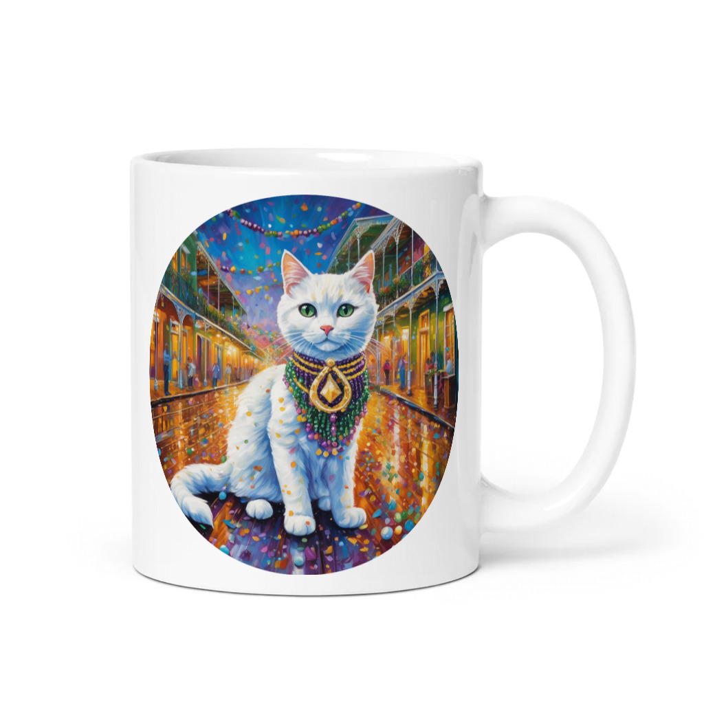 PugMug Custom White Companion Cat Mug