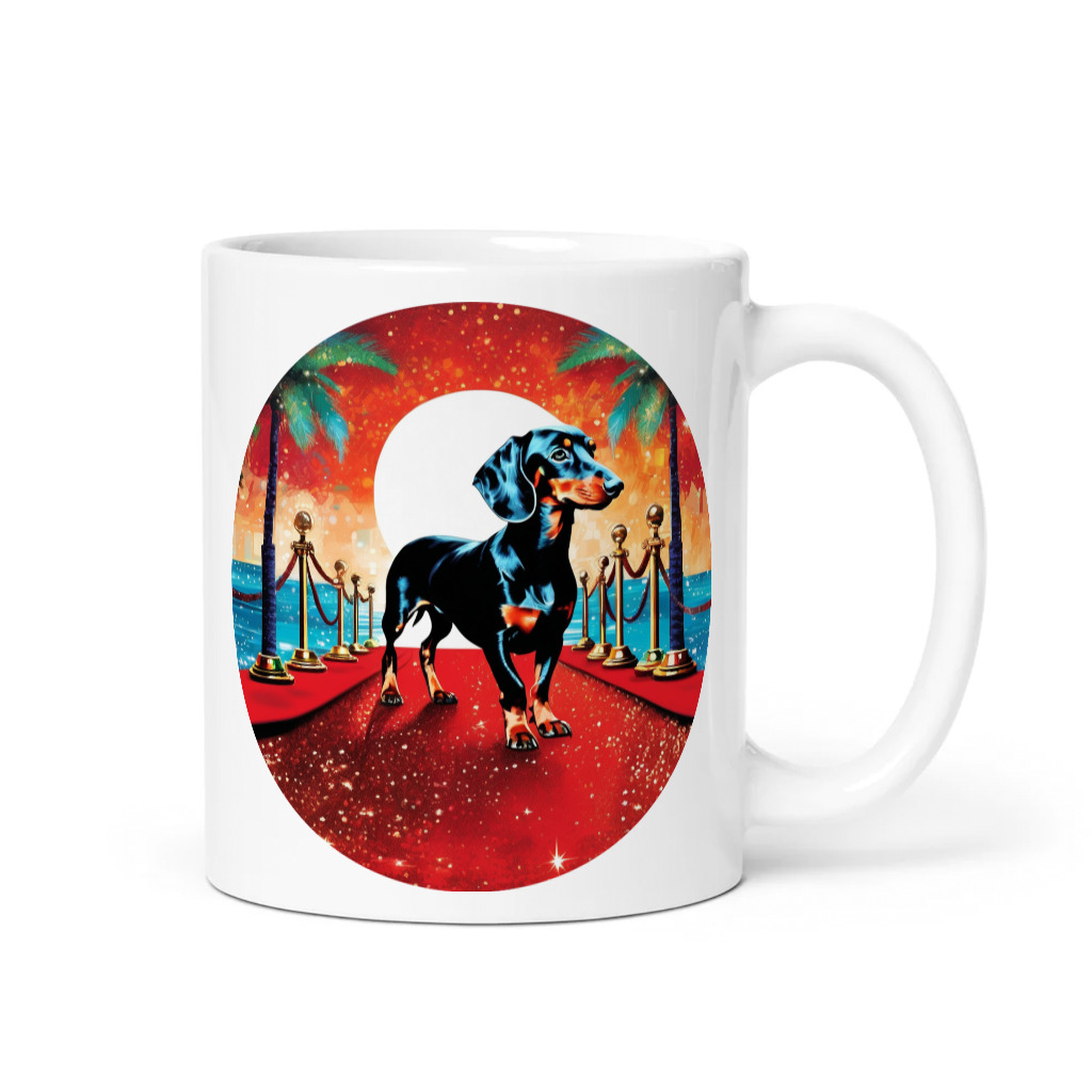 PugMug Custom Black Dachshund Mug