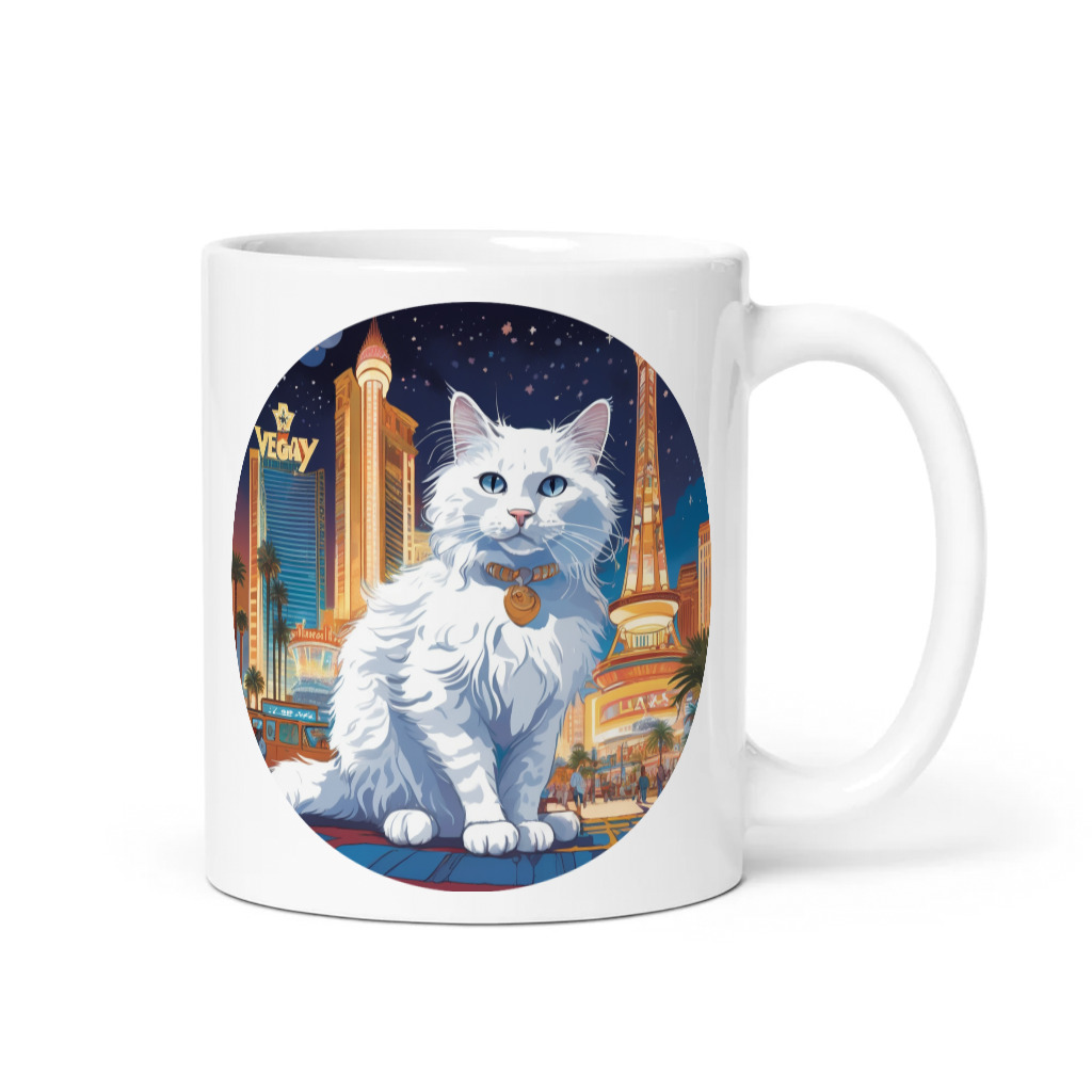 PugMug Custom White Ragdoll Cat Mug