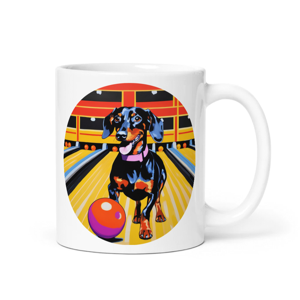 PugMug Custom Black Dachshund Mug