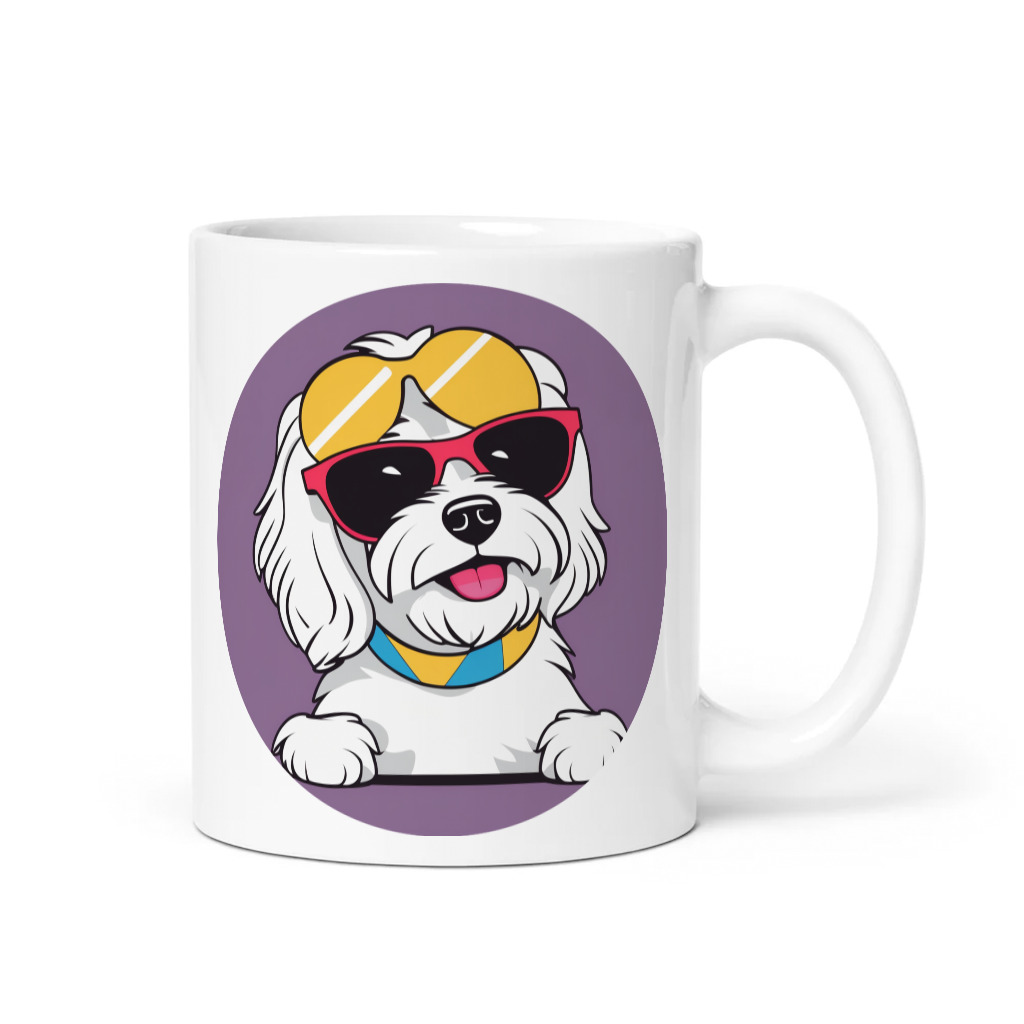 PugMug Custom White Havanese Dog Mug