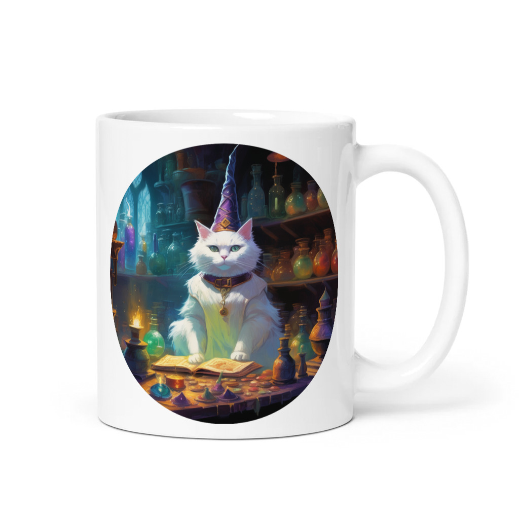PugMug Custom White Companion Cat Mug