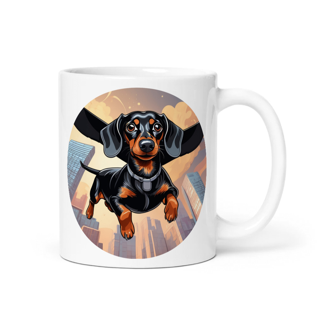 PugMug Custom Black Dachshund Mug