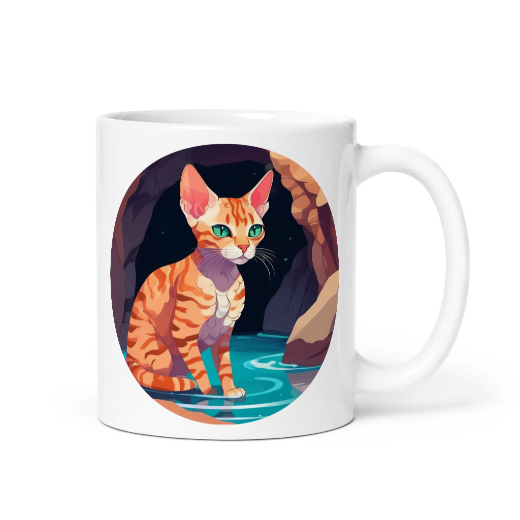 PugMug Custom Tabby Devon Rex Cat Mug