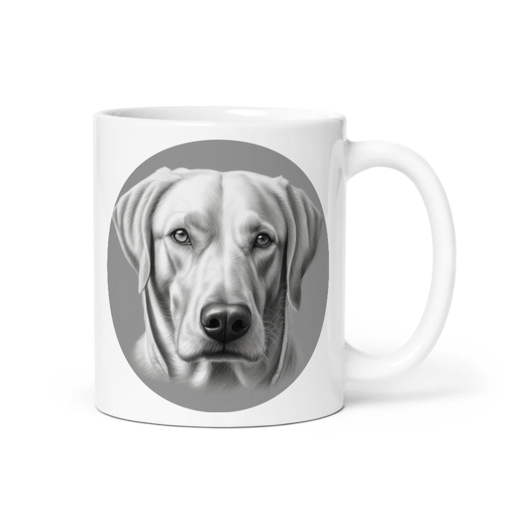 PugMug Custom White Labrador Retriever Mug