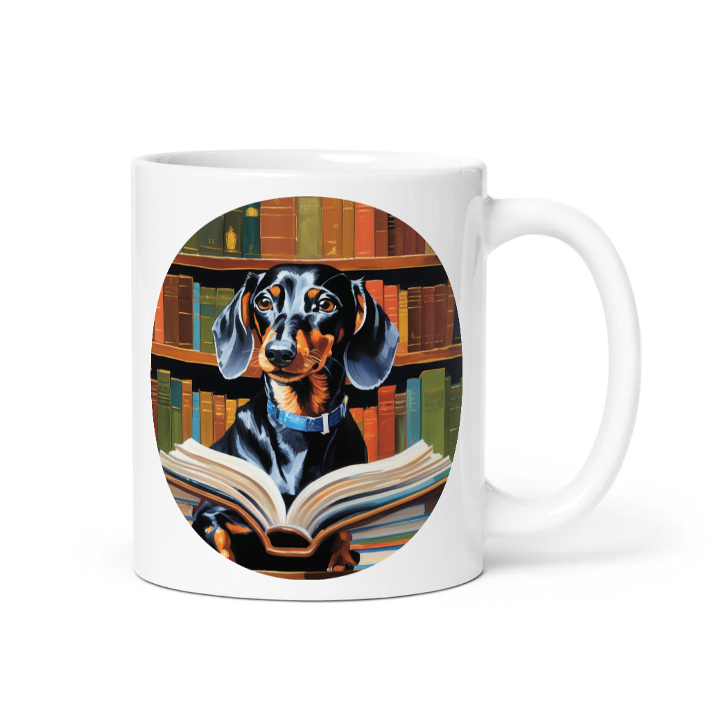PugMug Custom Black Dachshund Mug