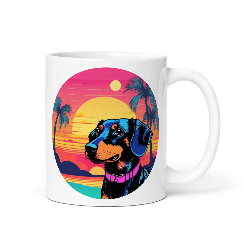 PugMug Custom Black Dachshund Mug