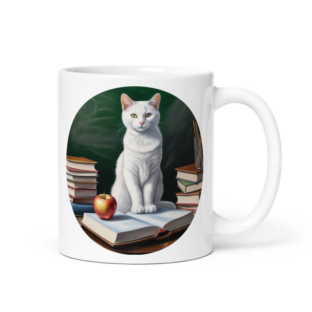 PugMug Custom White Companion Cat Mug