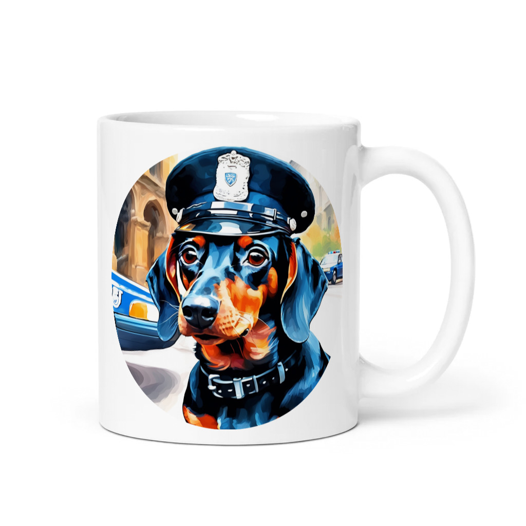 PugMug Custom Black Dachshund Mug