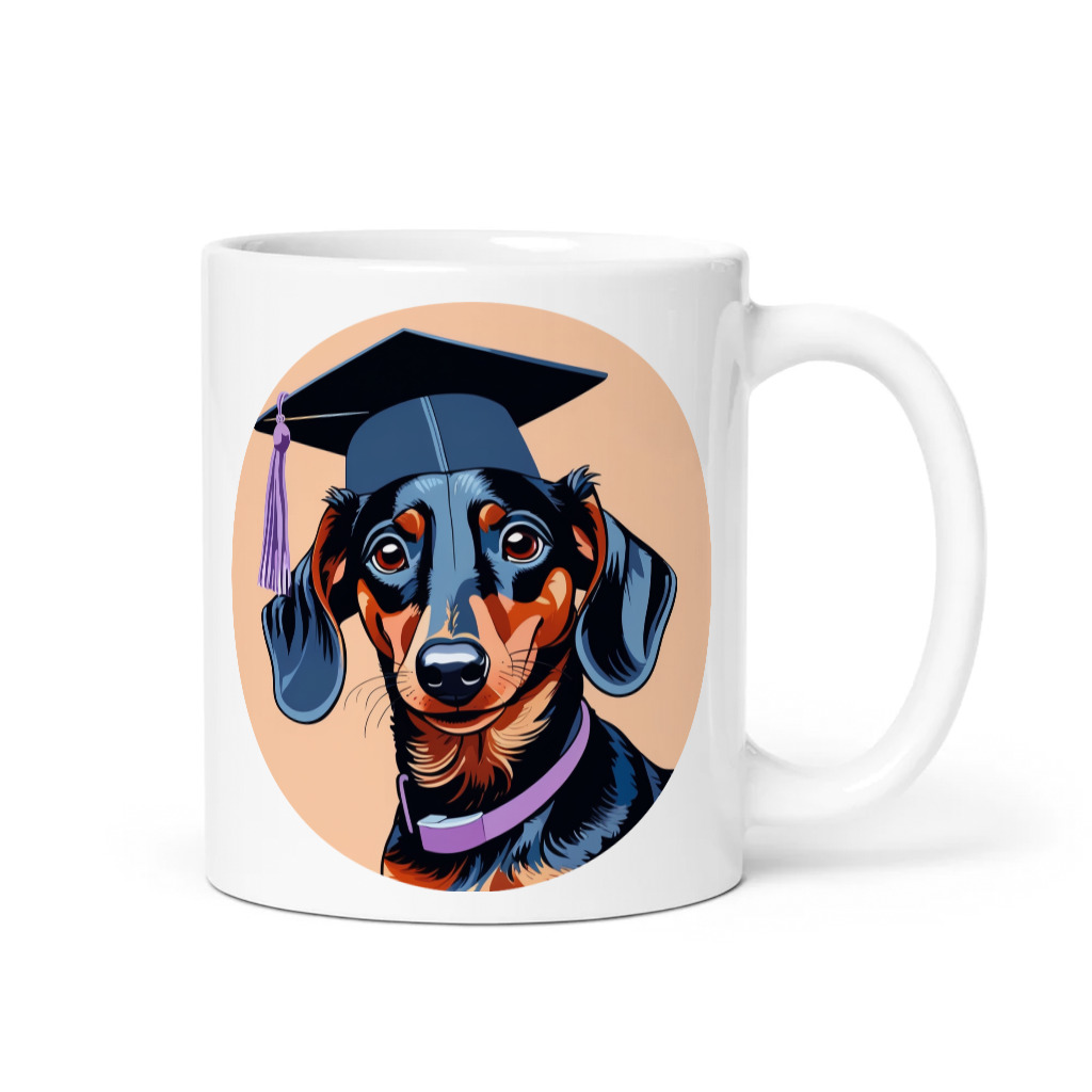 PugMug Custom Black Dachshund Mug