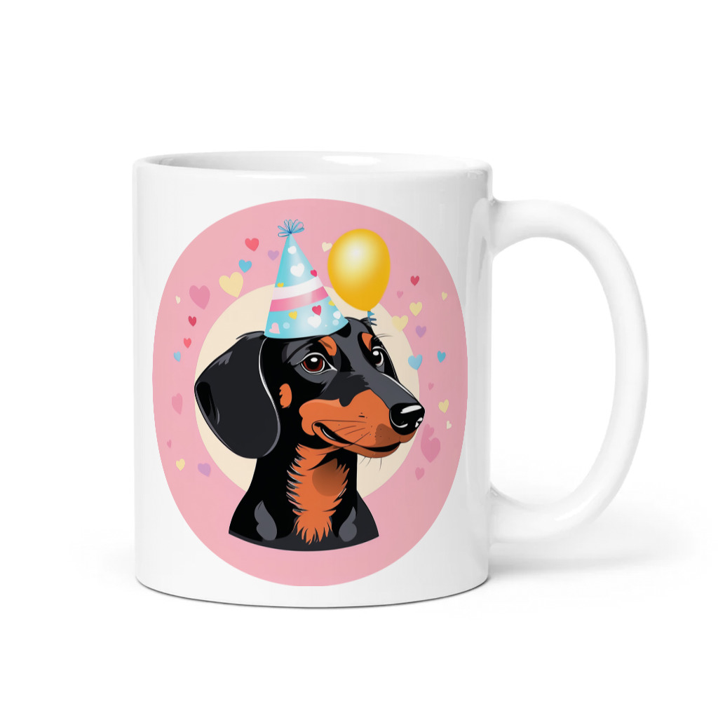 PugMug Custom Black Dachshund Mug