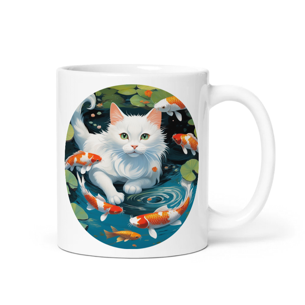 PugMug Custom White Companion Cat Mug